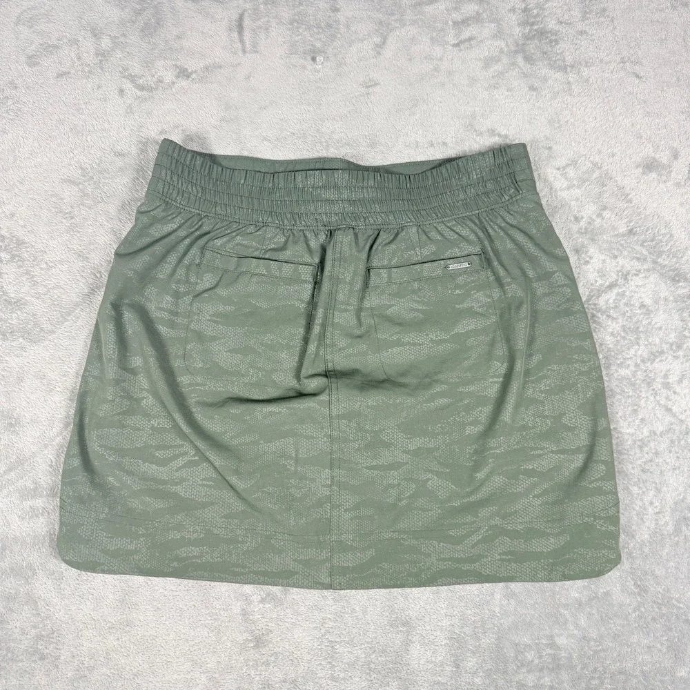 Orvis Womens Small Skort Sage Green Camo Active Hiking Utility Skirt 0783